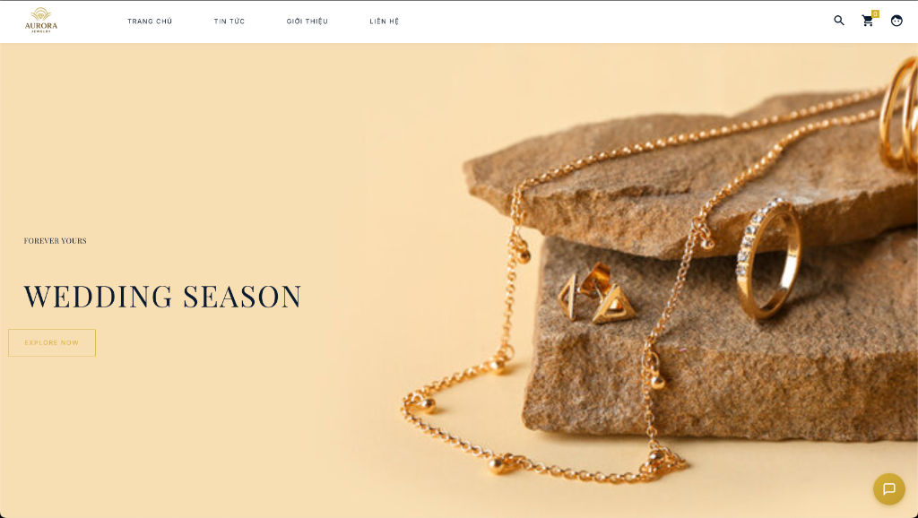 Website Thương Hiệu Trang Sức Cao Cấp & Thanh Toán Jewelry - Ảnh 1
