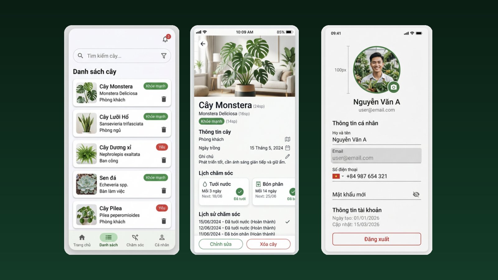 Hệ Thống IoT Tưới Cây Thông Minh Tự Động & App Di Động